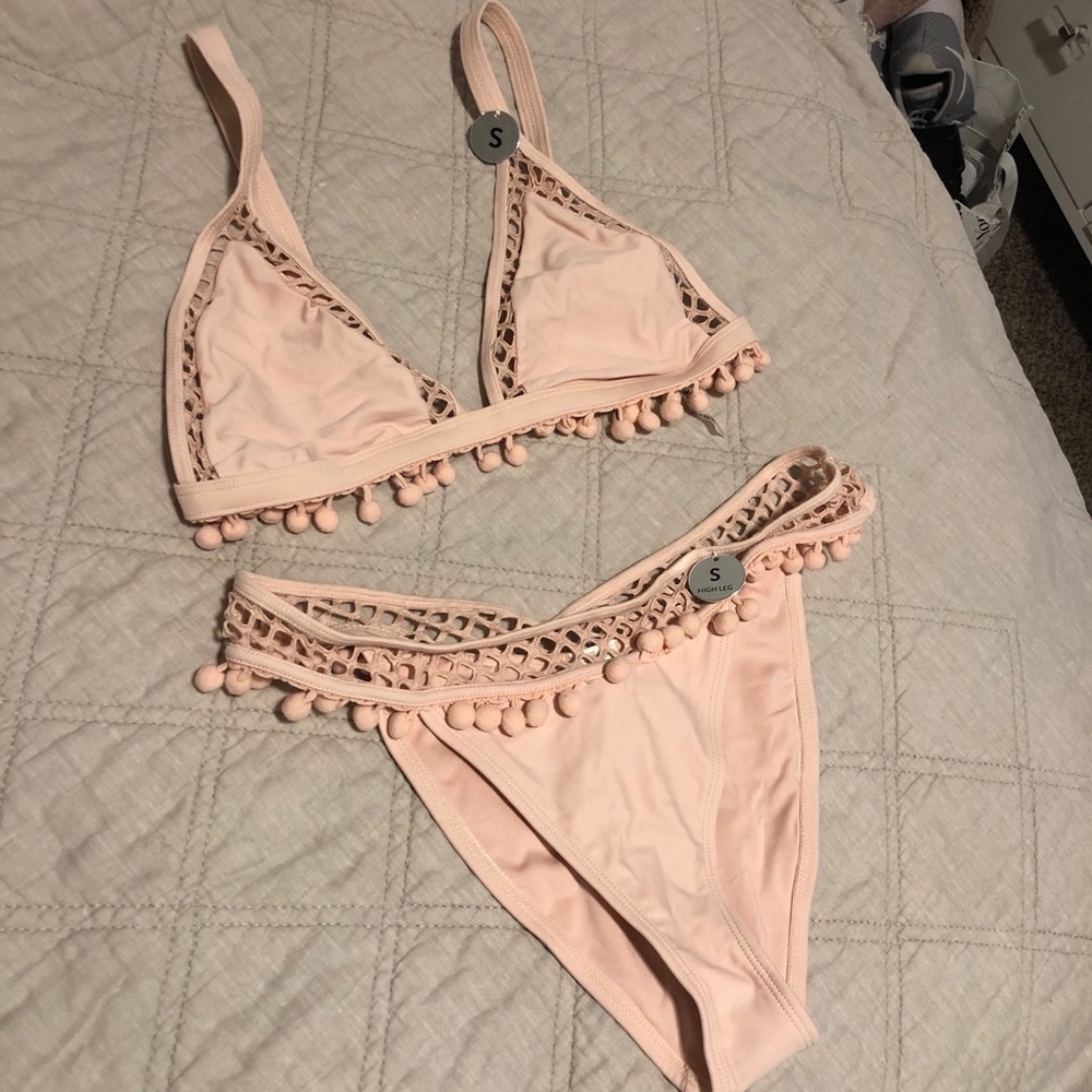 Net Pom Swimsuit